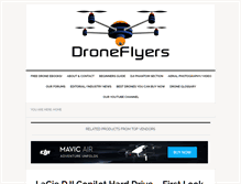 Tablet Screenshot of droneflyers.com